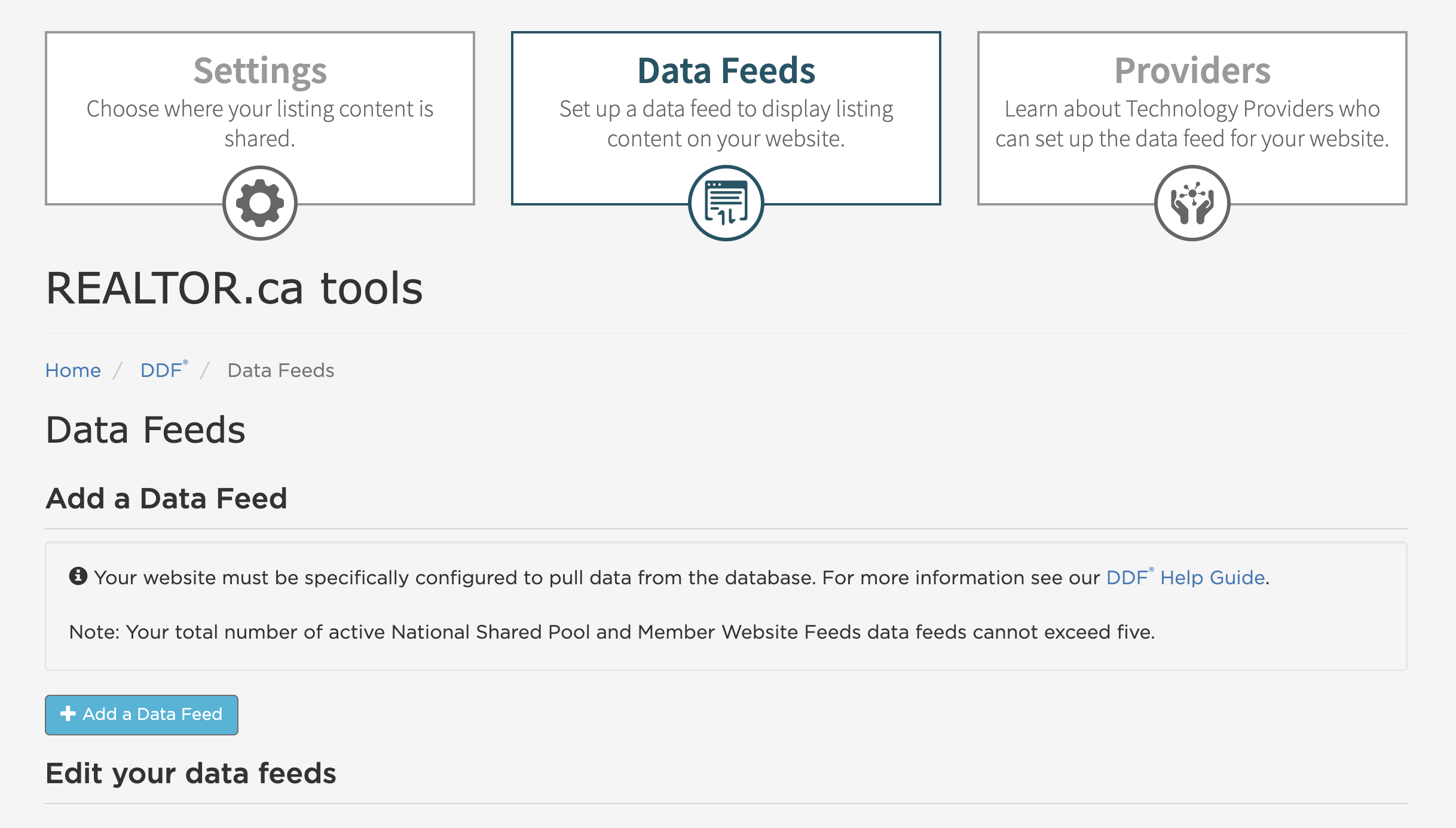 CREA DDF Data Feeds Dashboard