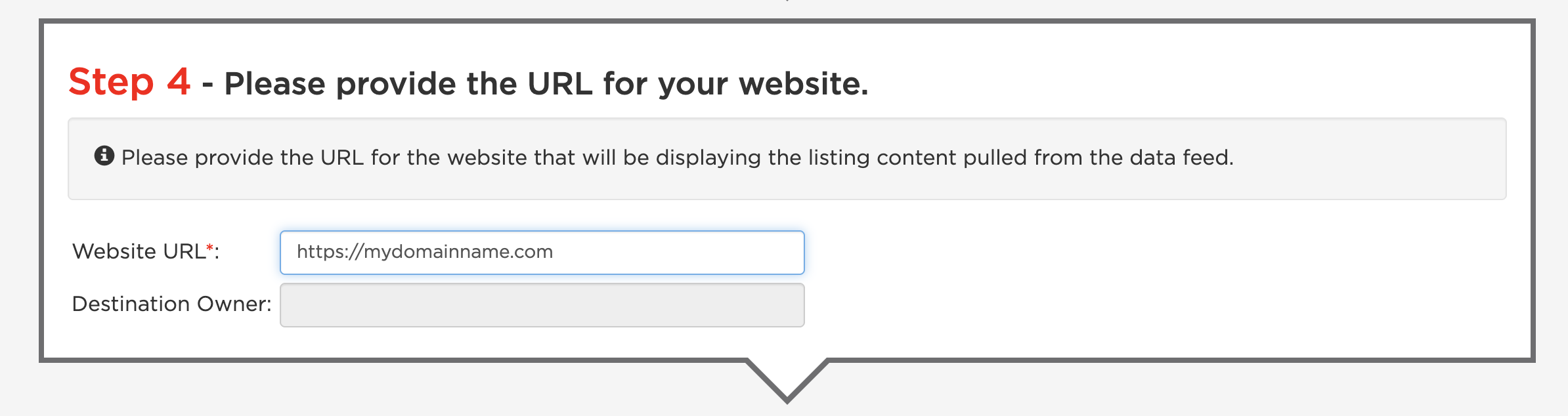 Website URL Configuration